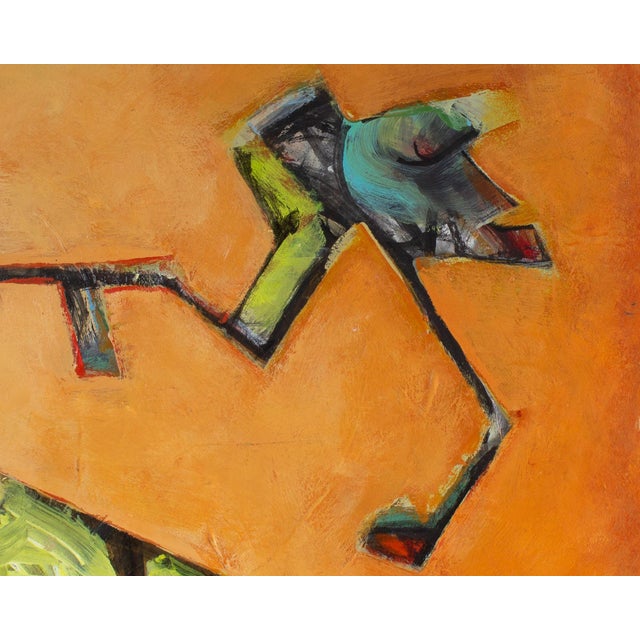 Paper Abstract Mixed Media Painting by James L. Bruch For Sale - Image 7 of 8