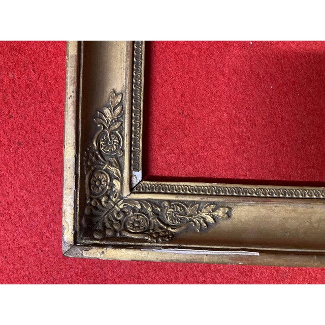 Wood Gilded Frame with Keys and Palmette Motifs For Sale - Image 7 of 12