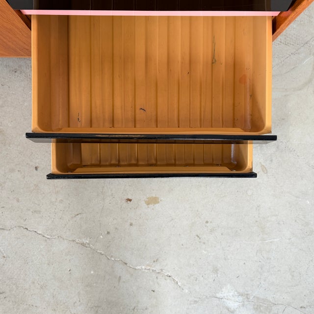 Wood U460 Sideboard with Colored Drawers by Jiří Jiroutek for Interier Praha, 1965 For Sale - Image 7 of 18