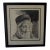 Antique Illustration of an Asian Gentleman, Charcoal, Graphite For Sale