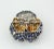 Metal 1980s Oscar Heyman Sapphire Diamond Pansy Brooch For Sale - Image 7 of 10
