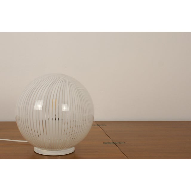 Mid-Century Modern Table Lamp by Santillana for Venini, 1970s For Sale - Image 3 of 5