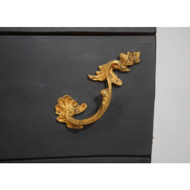 Pair of French Louis XV Style Painted Commode Chests For Sale - Image 12 of 18