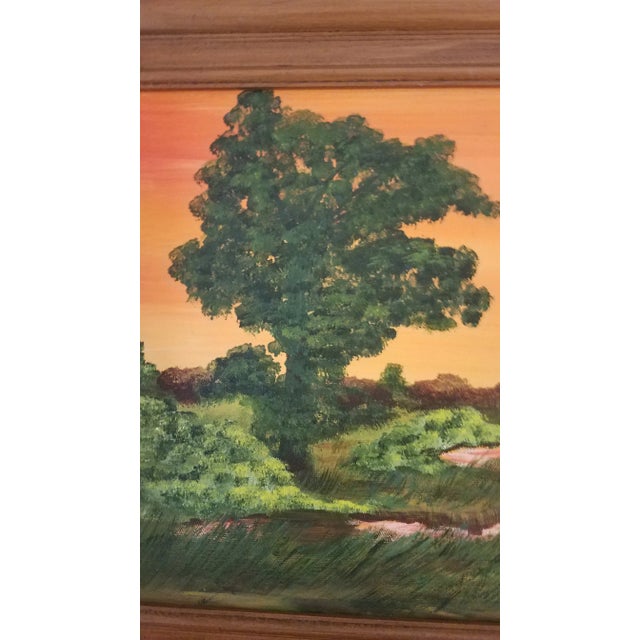 Oil on Canvas 3d Hawaiian Art Original Signed by Artist "Kap" For Sale - Image 4 of 6