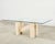 Italian Midcentury Sculptural Travertine Dining Table 7 Ft. For Sale In Sacramento - Image 6 of 17