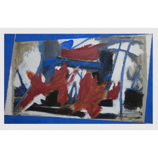 Giorgio Lo Fermo, Abstract Expressionism, Original Oil on Canvas, 2008 For Sale - Image 4 of 4