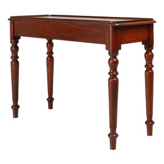 19th Century English Side Table in Full Wood For Sale