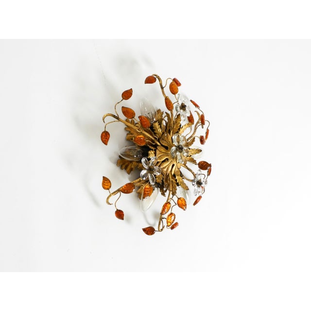1960s Gold-Plated Ceiling Lamp by Banci Firenze, Italy, 1960s For Sale - Image 5 of 18