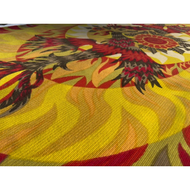 Textile 1960s “Les Phénix” Wool Tapestry by Alain Cornic, Atelier Robert Four For Sale - Image 7 of 18