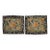 Pair of 19th Century Chinese Silk Hand Embroidery Panels of Flowers, Bats, Moths For Sale