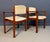 1970s Set of Six Scandinavian Modern Teak Stacking Armchairs, Denmark or Norway, 1970s For Sale - Image 5 of 13