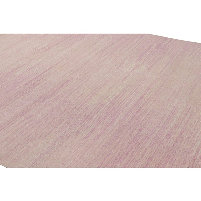 Hand-knotted in wool and silk, this 8x10 rug is a rich new addition to Rug & Kilim’s Textural rug collection—with an...