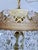 Vintage Gold Filigree Crystal Waterfall Mini Pendant Chandelier For Sale In New York - Image 6 of 8