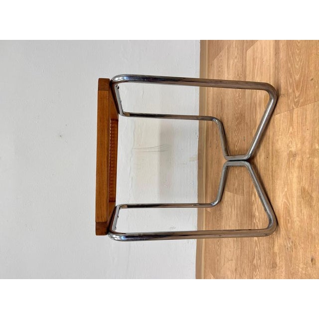 - 1930s - Design: Marcel Breuer - Published in books and catalogues - profesionally polished - new wicker jr This piece is...