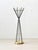Black Italian Rotating Umbrella Stand with Brass Elements, Italy, 1950s For Sale - Image 8 of 11