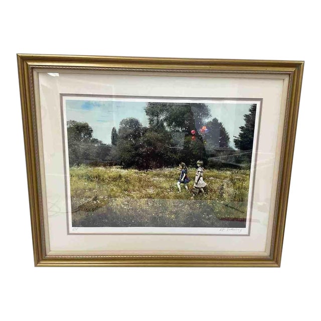 “Summer Fun” by A. Sehring — 1991 Lithograph, Artist Proof (Ap/1000) With Certificate For Sale