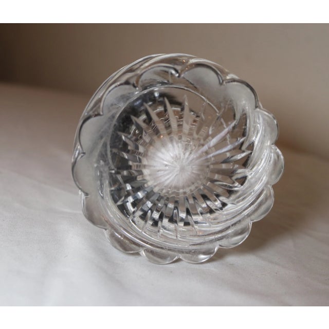 Silver Huge Antique Derby Co. Silver-Plate Cut Crystal Inkwell Writing Desk Jar 1800's For Sale - Image 8 of 10