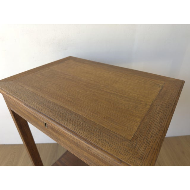 Oak Side Table, 1950s For Sale - Image 9 of 15