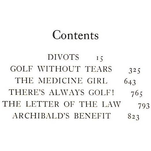 "Wodehouse on Golf" 1940 Wodehouse, p.g. For Sale - Image 4 of 4