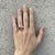 Toi Et Moi Gemstone Ring: Amethyst and Moissanite, Size 7.5 For Sale - Image 6 of 9
