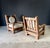 Brutalist Oak Lounge Chairs, Belgium, 1960s, Set of 2 For Sale - Image 9 of 18