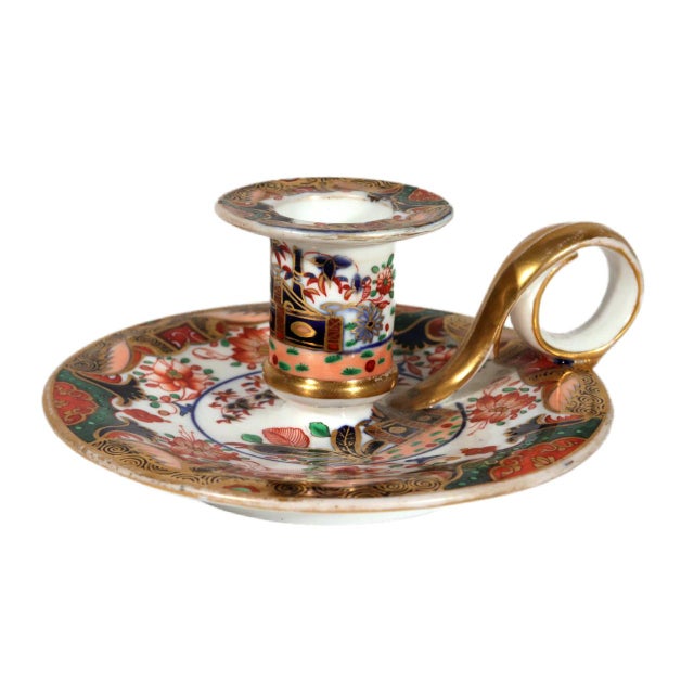 Spode Spode Porcelain Pattern No. 967 Chamberstick For Sale - Image 4 of 10