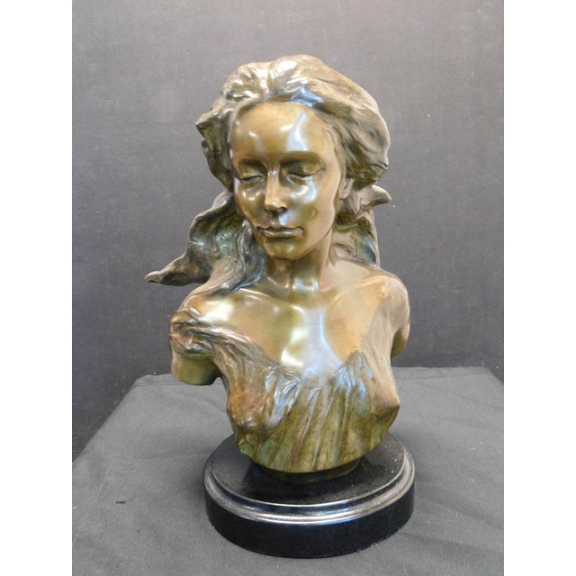 Frederick Hart the Muse Suite "Theatre" Bronze Sculpture With Granite Base For Sale In Denver - Image 6 of 11