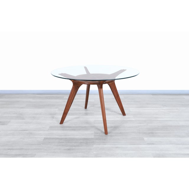 Craft Associates Mid-Century Modern Walnut Dining Table by Adrian Pearsall for Craft Associates For Sale - Image 4 of 13