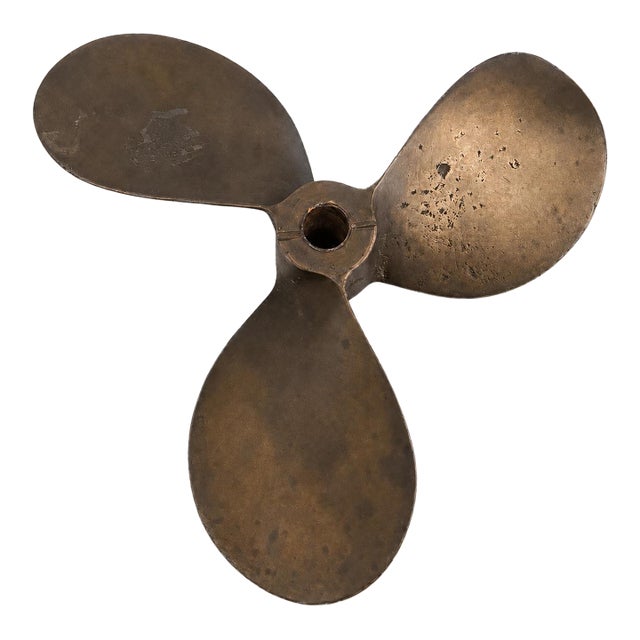 Industrial Maritime Bronze Boat Propeller, 1950s For Sale