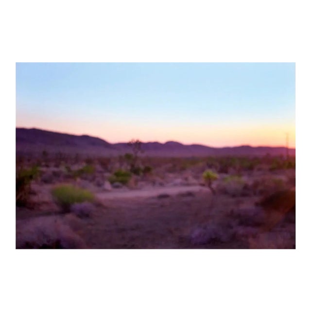 Cheryl Maeder, Desert Blues, Archival Photographic Watercolor Print For Sale