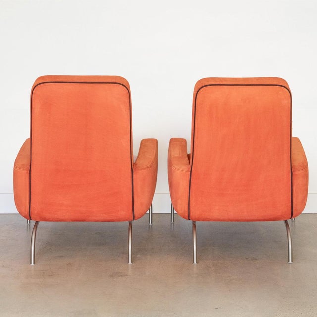 Pair of “Dubuffet” Armchairs by Rodolfo Dordoni for Minotti For Sale - Image 10 of 16