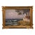 19th Century Oil on Canvas French Coastline For Sale