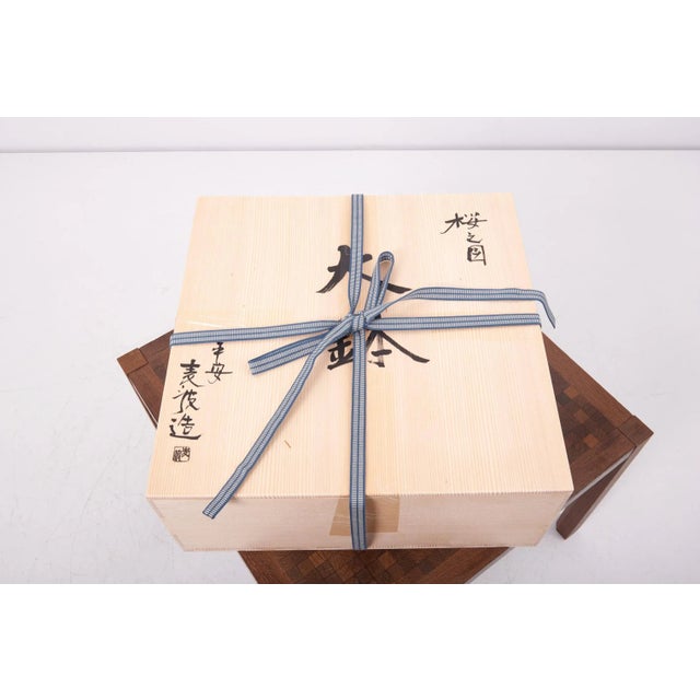 Hand-Painted Japanese Ceramic Bowl For Sale - Image 3 of 17