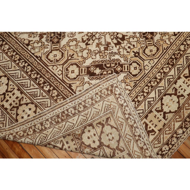 Zabihi Collection Keyhole Ersari Large Rug For Sale - Image 11 of 12