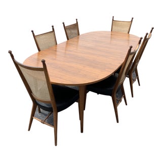 Drexel Declaration Mid Century Modern Dining Set For Sale