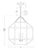Visual Comfort Suzanne Kasler for Visual Comfort Signature Morris Large Lantern in Gilded Iron with Frosted Glass For Sale - Image 4 of 4