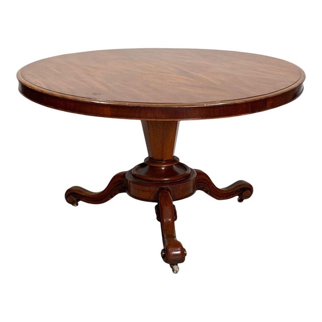 Wood Early 19th Century William IV Mahogany Center Table For Sale - Image 7 of 7