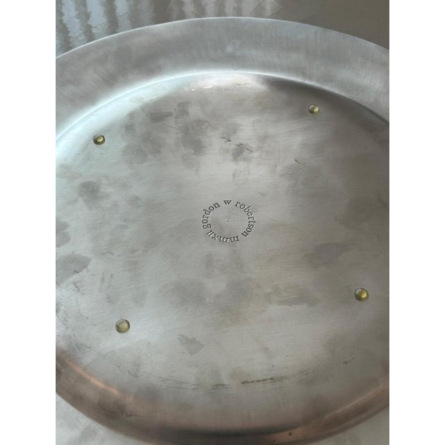 Early 21st Century Large Pewter Charger Plate, United Kingdom, 2012 For Sale - Image 5 of 10
