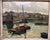 French Impressionist Harbor Scene Oil Painting Lucien Lefebvre-Foinet Paris For Sale - Image 15 of 17