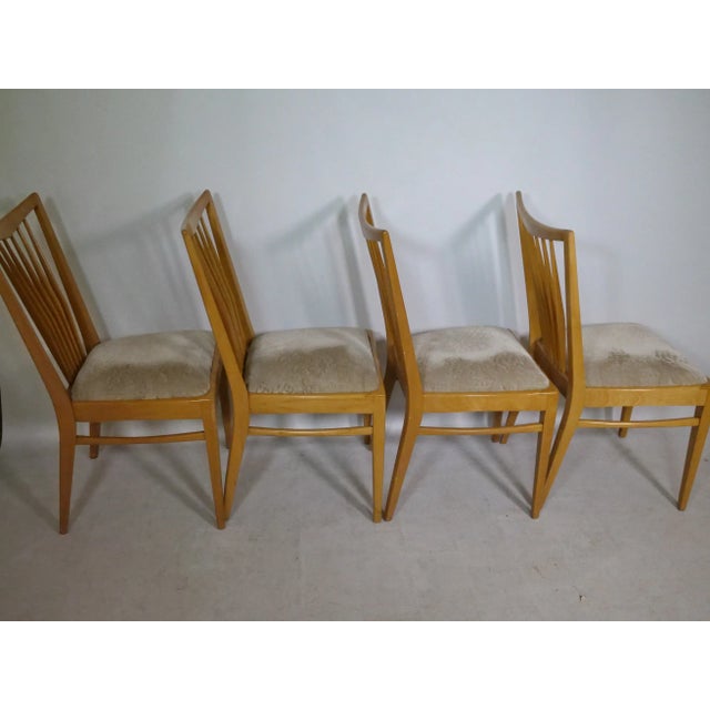 1960s Mid-Century Wooden Dining Chairs, 1960s, Set of 4 For Sale - Image 5 of 10