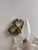 Vintage 20th Century Louis XVI Style Brass Floral Wall Sconce For Sale - Image 4 of 6