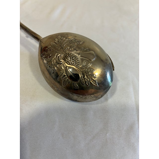 Italian Silverplate Scissor Salad Tongs For Sale - Image 4 of 7