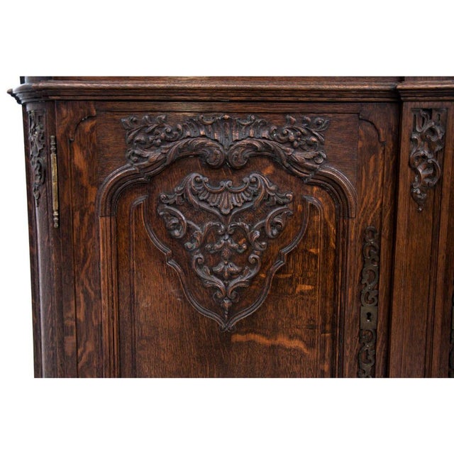 Oak Cabinet, France, 1920s For Sale - Image 4 of 11