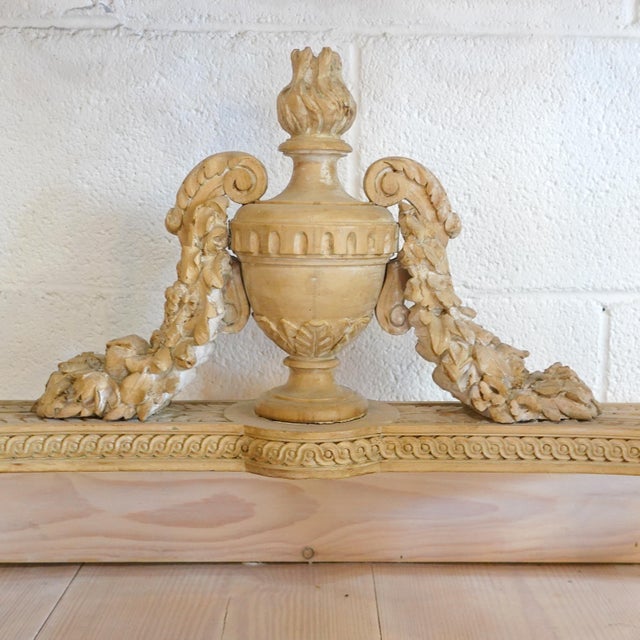 Bleached Wood and Matte Marble Topped Louis XVI Style Console Table For Sale - Image 9 of 9