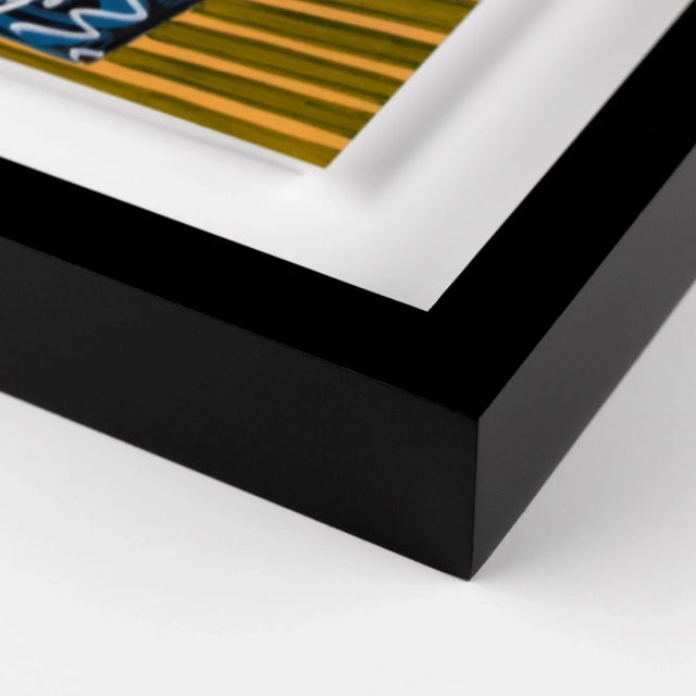 DESCRIPTION: Salmon Vase by Jelly Chen in Black Framed Paper, Medium Art Print SPECIFICATIONS: Type: Framed Paper. Framed...