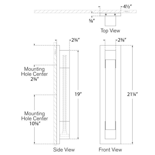 2020s Kelly Wearstler for Visual Comfort Signature Covet 21" Bracketed Bath Light in Polished Nickel with Alabaster For Sale - Image 5 of 6