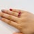 Bochic "Capri" 3 Natural Ruby Gem Ring Set In 18K Gold & Silver For Sale - Image 17 of 18