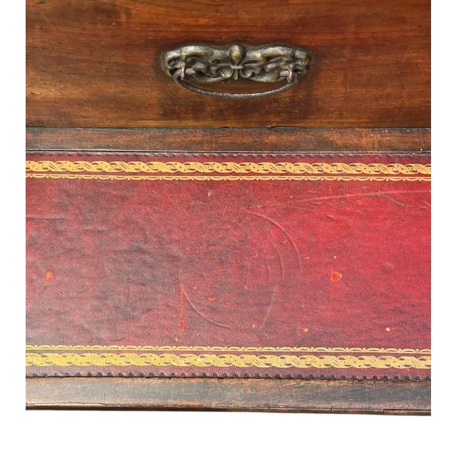 Antique English Bed Steps, Commode. Side Table For Sale - Image 13 of 15