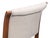 Cream Klismos Dining Chairs in Antiqued Walnut and Cream, Sets of 2 For Sale - Image 8 of 11