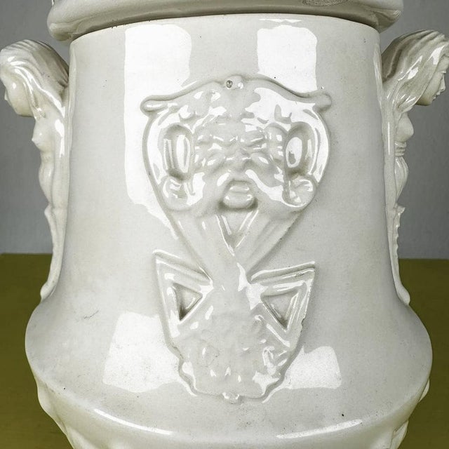 Cup with Lid in Capuani Este Ceramic For Sale - Image 4 of 12